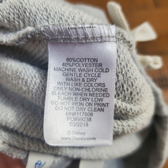 DISNEY Minnie Mouse Gray Parachute Pants Sweatpants 2T - Picture 6 of 6